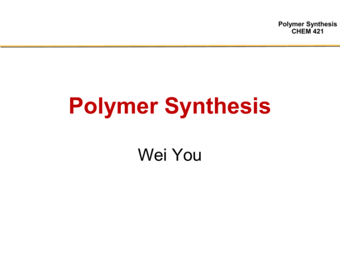 Polymerization raft synthesis