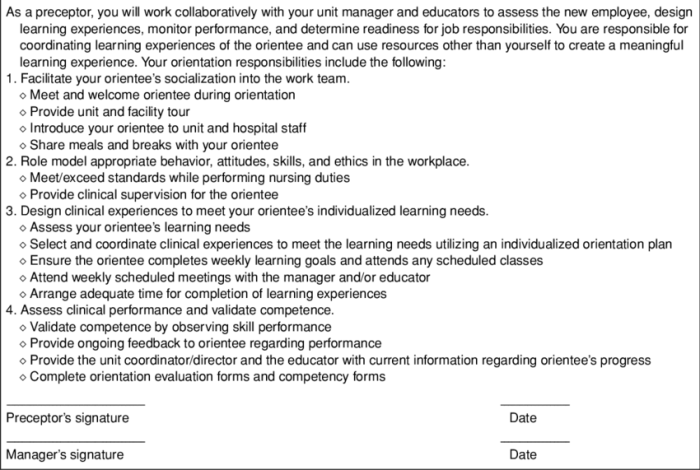 Assessment practicum preceptor